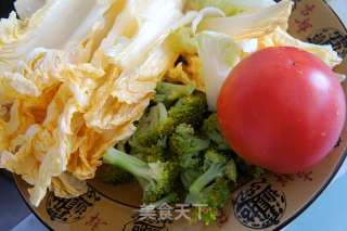 Stir-fried Chinese Cabbage with Tomato recipe
