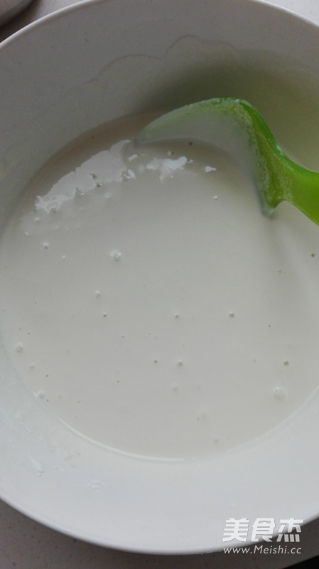 Sticky Rice Noodles and Milk Pudding recipe
