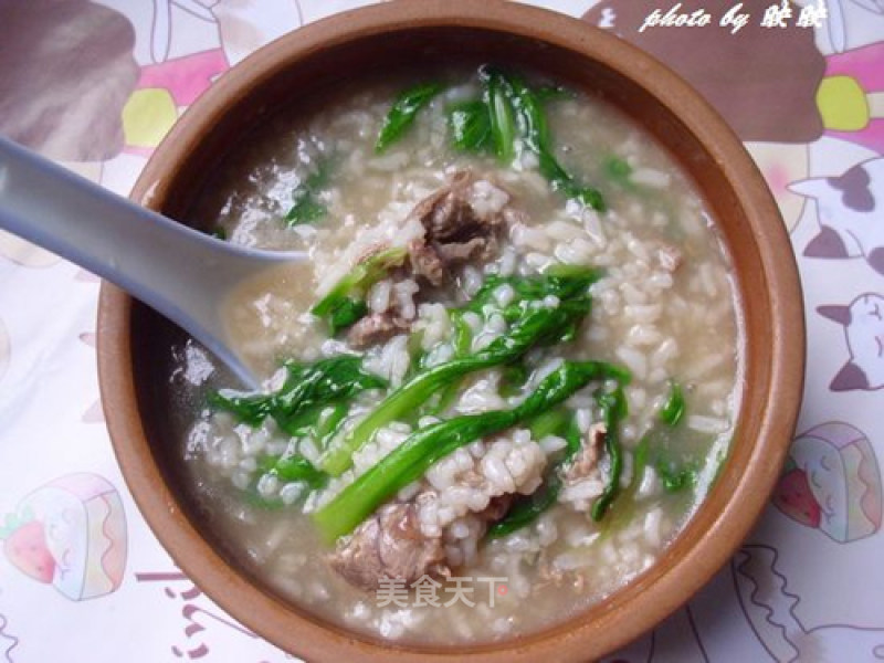 Health Porridge-beef Porridge with Chrysanthemum recipe