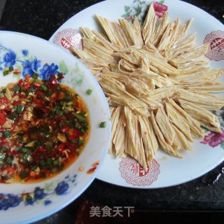 Chopped Pepper Garlic Rice Yuba recipe
