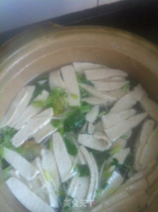 Bone Enoki Mushroom Tofu Soup recipe