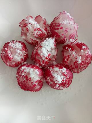 Salad Sweet and Sour Cherry Radish recipe