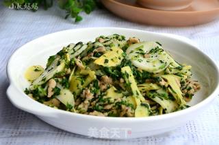 【shanghai】shepherd's Purse Stir-fried Rice Cake recipe