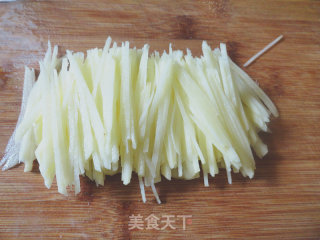 Super Meal-hot and Sour Potato Shreds recipe