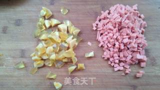 Two-color Chicken Cake recipe