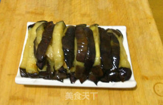 Steamed Eggplant Strips with Garlic recipe