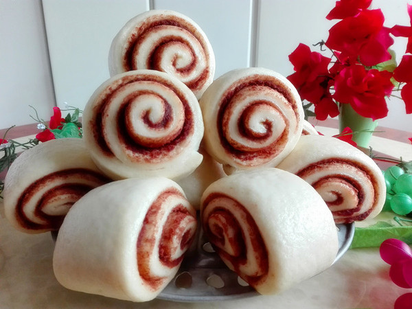 Milk Bean Paste Roll (one Fermentation) recipe