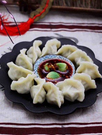 Sea Cucumber Fungus Pork Dumplings recipe