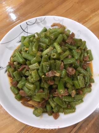 Stir-fried Minced Pork with Beans recipe