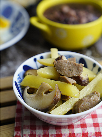 Mushroom Potato Boiled Meatballs recipe