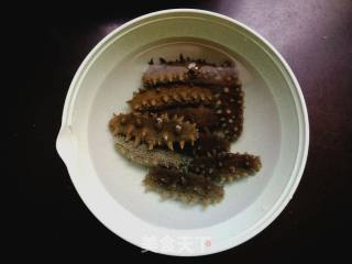 Sea Cucumber with Dipping Sauce recipe