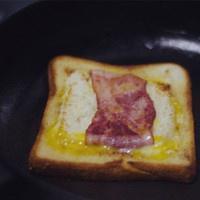 Bacon Cheese Omelette Toast Slices recipe