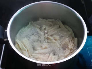 Spinach with Yuba recipe