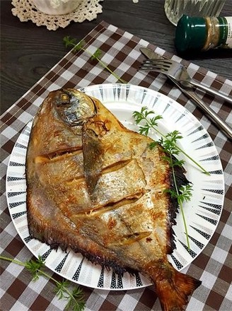 Fried Pomfret recipe