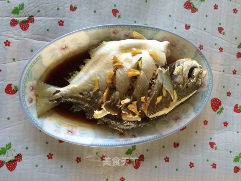 Steamed Pomfret recipe