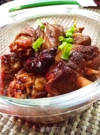 Braised Lamb with Pomelo Peel Powder recipe