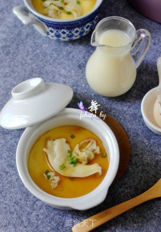 【sea Clam Steamed Custard】me Soy Milk Laboratory recipe