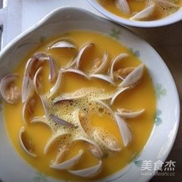 Clams Steamed Egg recipe