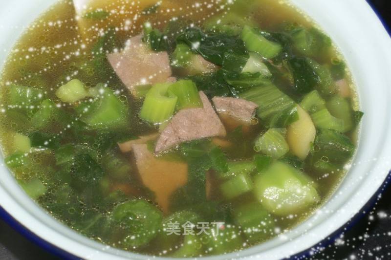 Pork Liver Spring Vegetable Soup recipe