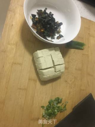 Simplified Version of Preserved Egg Tofu recipe