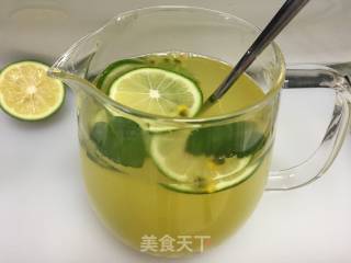 Mint Lemon Passion Fruit Tea recipe