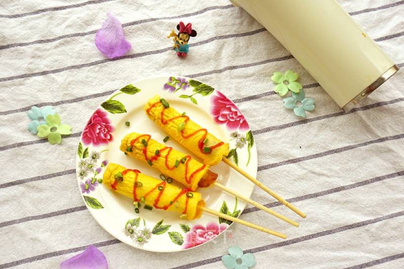 Spicy Sausage and Egg Sticks recipe