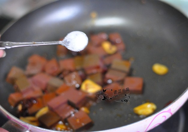 Spicy Duck Blood Soup recipe