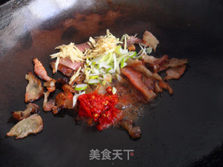 Stir-fried Bacon with Spring Bamboo Shoots recipe