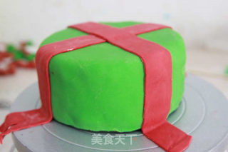 [tomato Recipe] Christmas Gift Box Fondant Cake-christmas Gift that Touches Your Soul recipe