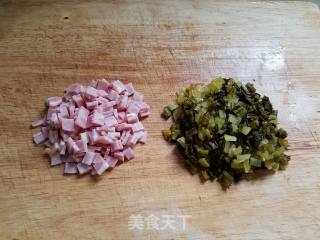 Fried Rice with Bacon and Sauerkraut and Egg recipe