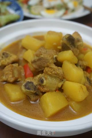 Curry Pork Ribs and Potatoes recipe