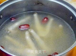 【healthy Soup Pot】peanut Chicken Feet Soup recipe