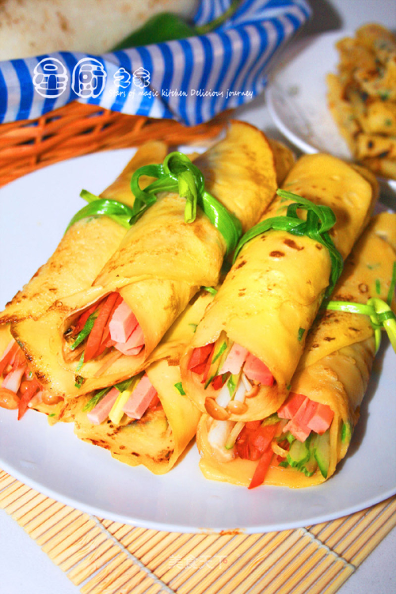 [shanxi Pasta's Coarse Grain Storm Strikes Again] Golden Egg Rolls recipe