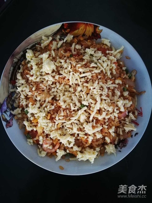 Colorful Baked Rice recipe