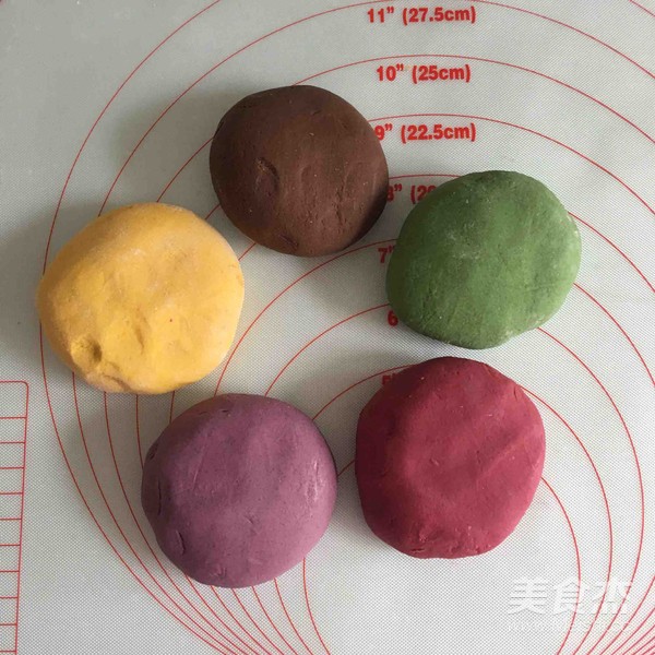 Colorful Taro Balls recipe