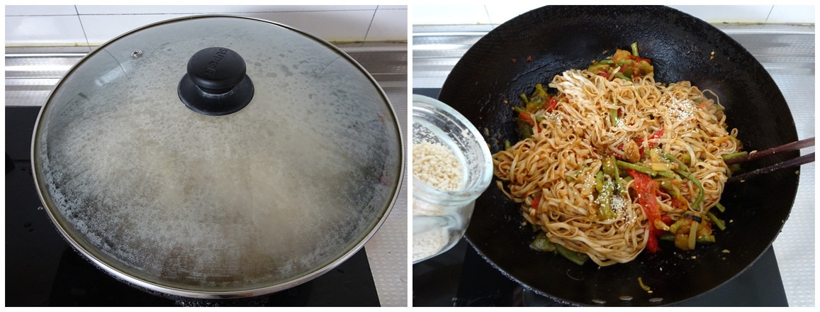 Homemade Steamed Noodles recipe
