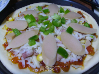 Home-made Chicken Pizza recipe