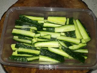 Hot and Sour Cucumber Strips recipe