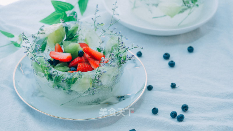 Fresh Flower Ice Bowl [first Taste Diary] recipe