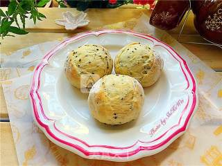 #aca烤明星大赛# Low-fat Sesame Bread Balls recipe