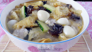 Pearl Fish Maw Sea Cucumber Soup recipe