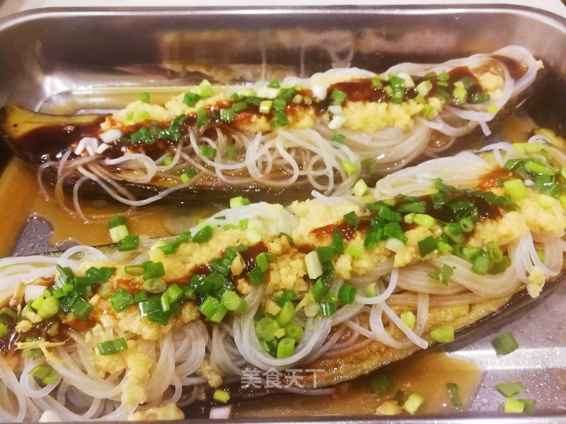 Steamed Eggplant with Garlic Vermicelli recipe