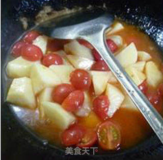 Cherry Tomatoes Potato Chunks recipe