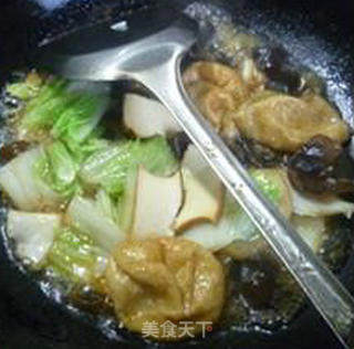 Stir-fried Chinese Cabbage with Black Fungus recipe