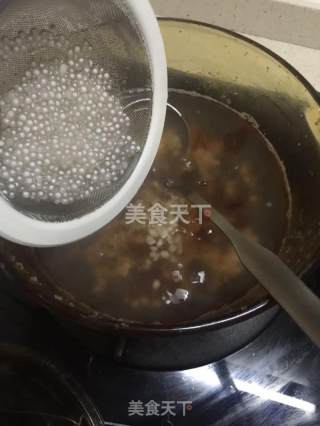 Peach Gum Coconut Sago recipe