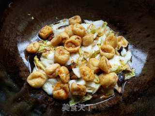 Stir-fried Cabbage with Tofu in Oil recipe