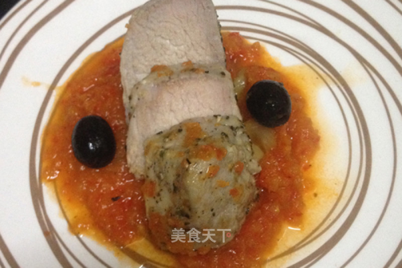 Fortune Roast Pork Tenderloin! Festival Dishes~~ Combination of Chinese and Western!