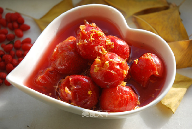 Fried Osmanthus with Red Fruit recipe