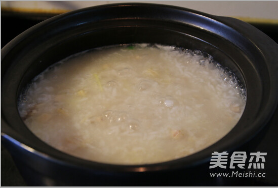 Private Kitchen--【scallop Chicken Congee】 recipe