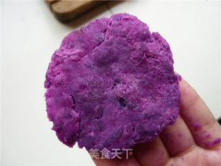 Sweet Bean Paste Purple Sweet Potato Balls recipe